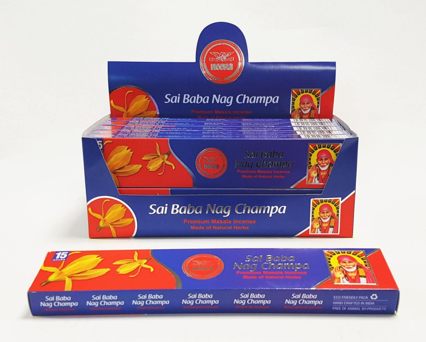 Heera Agarbatti Sai Baba Nag Champa 15stk x 12