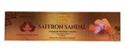 Aastha Agarbatti Saffron Sandal 125g