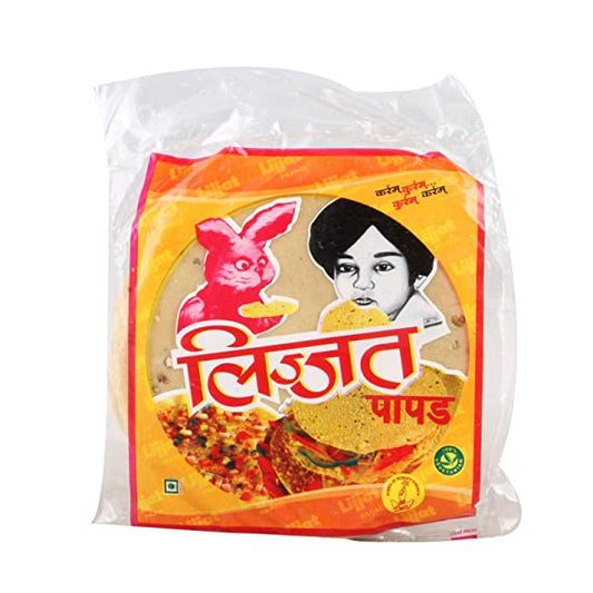 Lijjat Papad Plain 200g