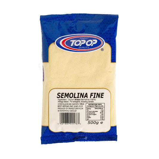 Top op Semolina Fine 500g