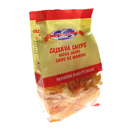 Purvi Cassava Chips Chilli 200g